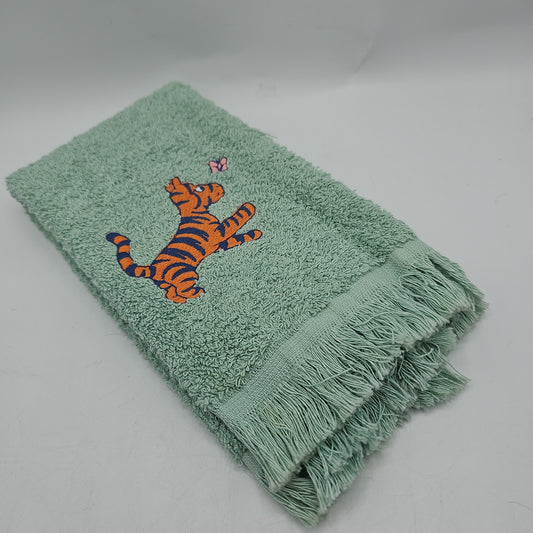 Classic Pooh Tigger Hand Towel - Green