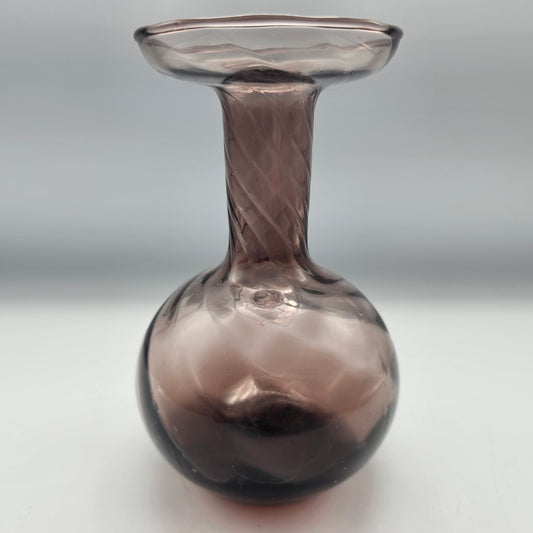 Purple Optic Swirl Vase