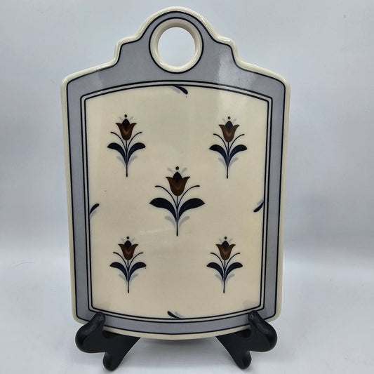 Vintage Decorative Ceramic Cheese Board