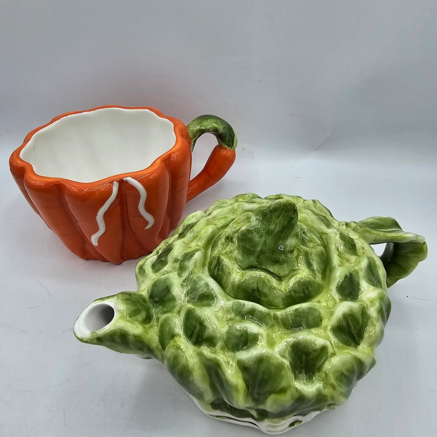Bundle of Carrots Tea for One Teapot and Cup Set