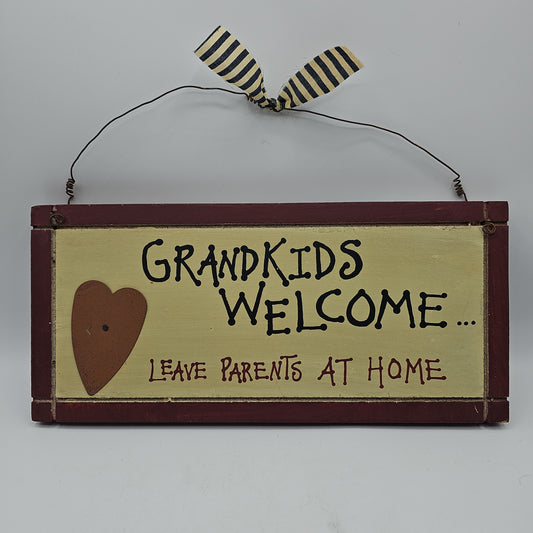 Grandkids Welcome Sign