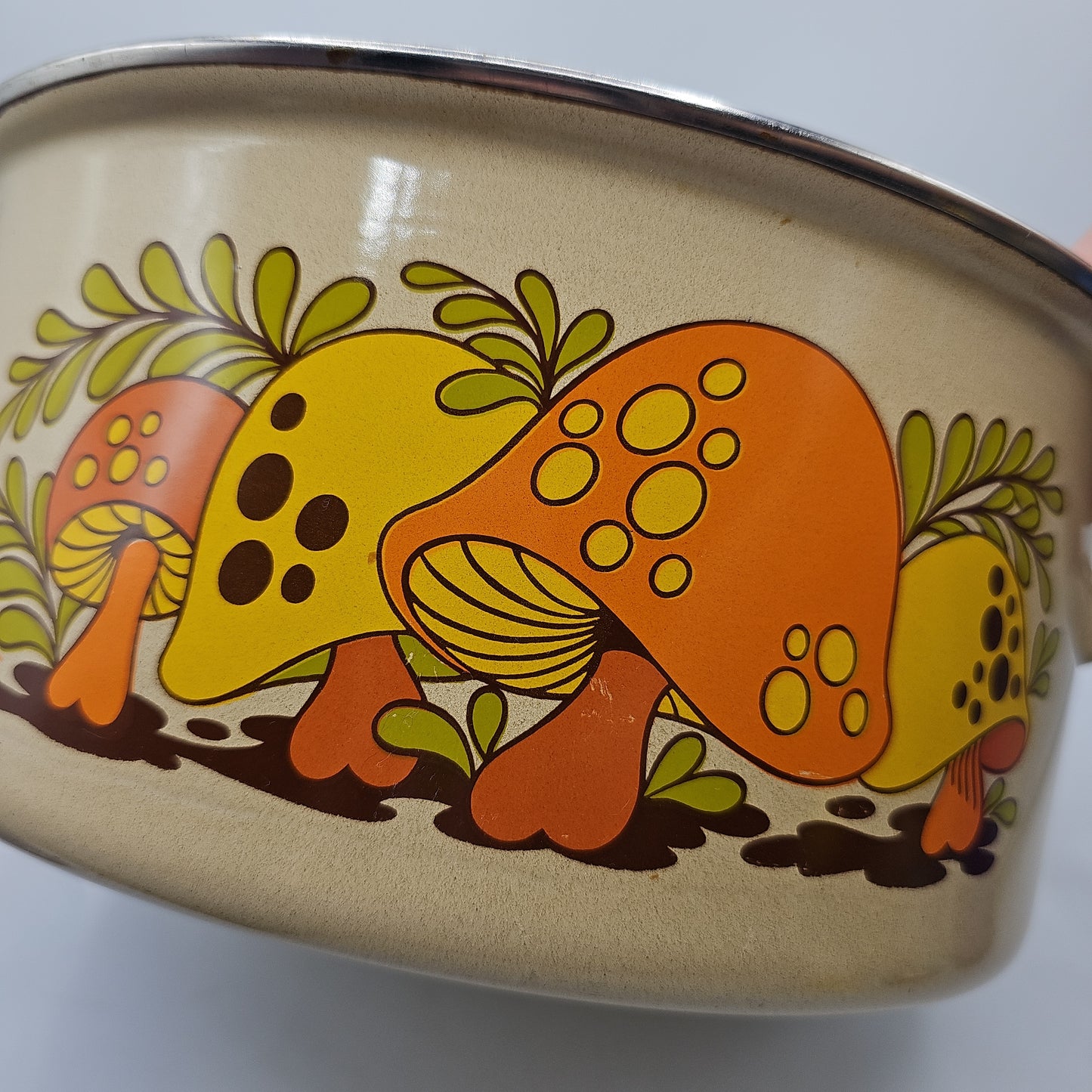 Vintage Merry Mushroom Pan