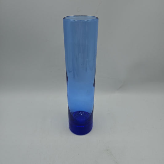 Libby Cobalt Blue Glass Bud Vase