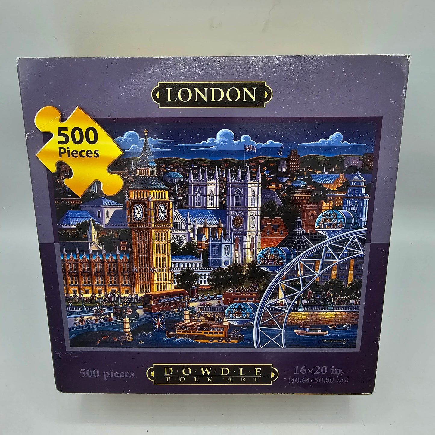 Eric Dowdle Folk Art London Puzzle - 500 pieces