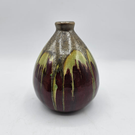 Small Drip Glaze Bud Vase