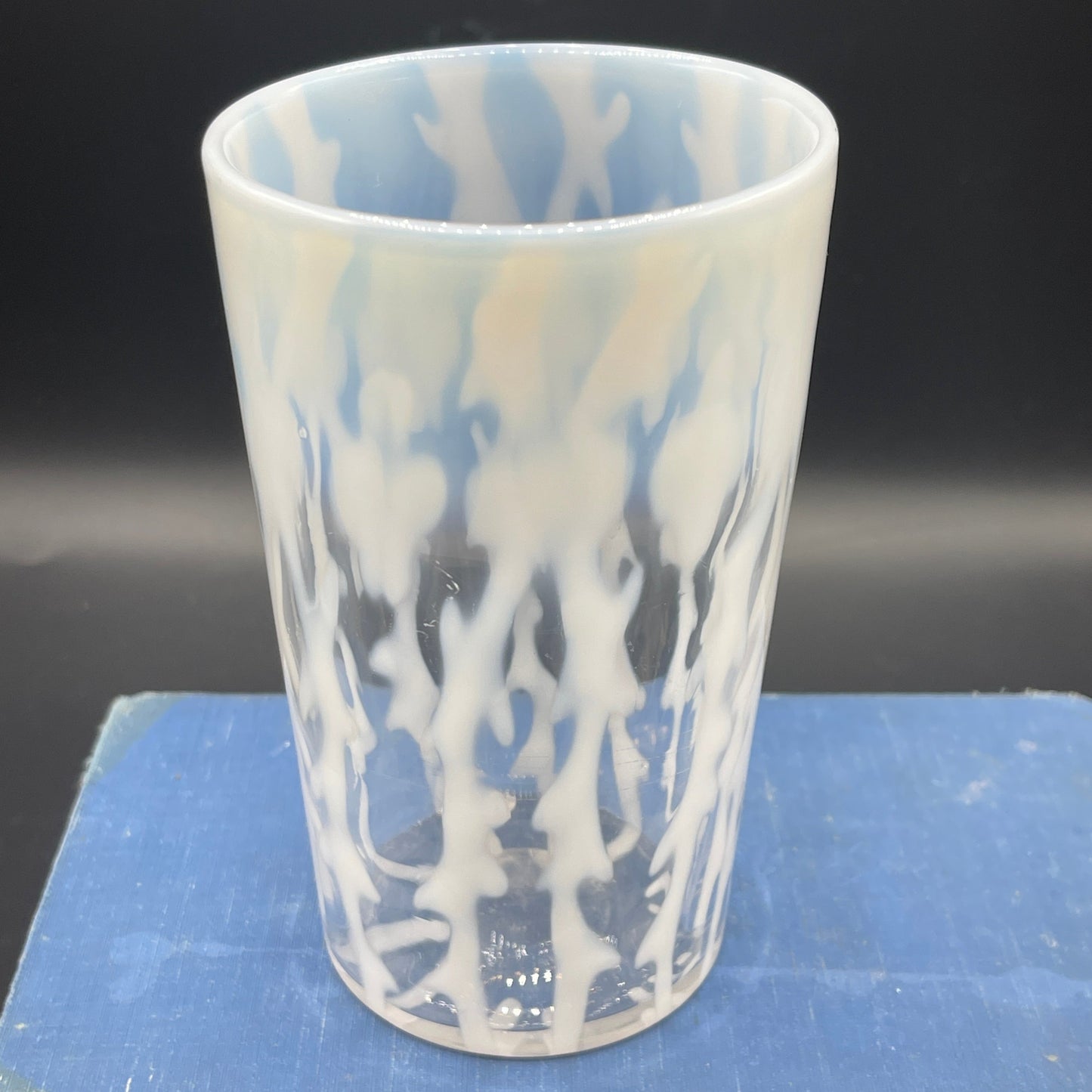 Vintage Moonstone Glass Tumbler