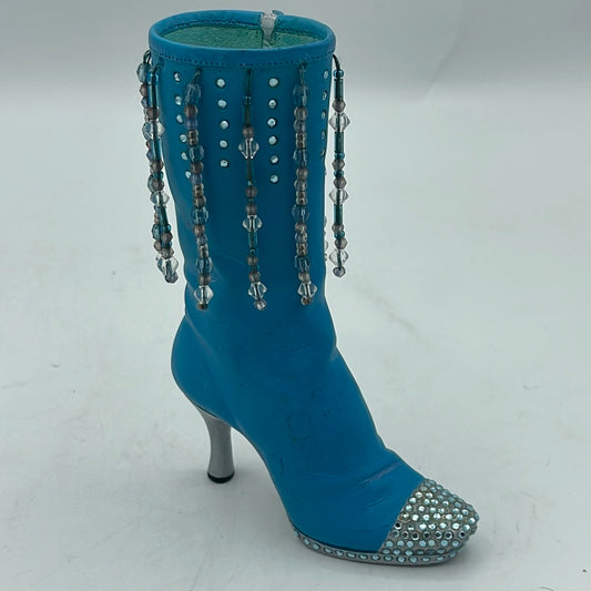 "Just the Right Shoe" Blue Cowboy Boot