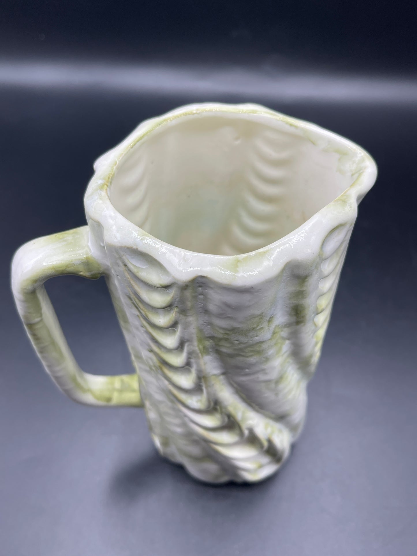 Vintage Inarco Large Green Creamer