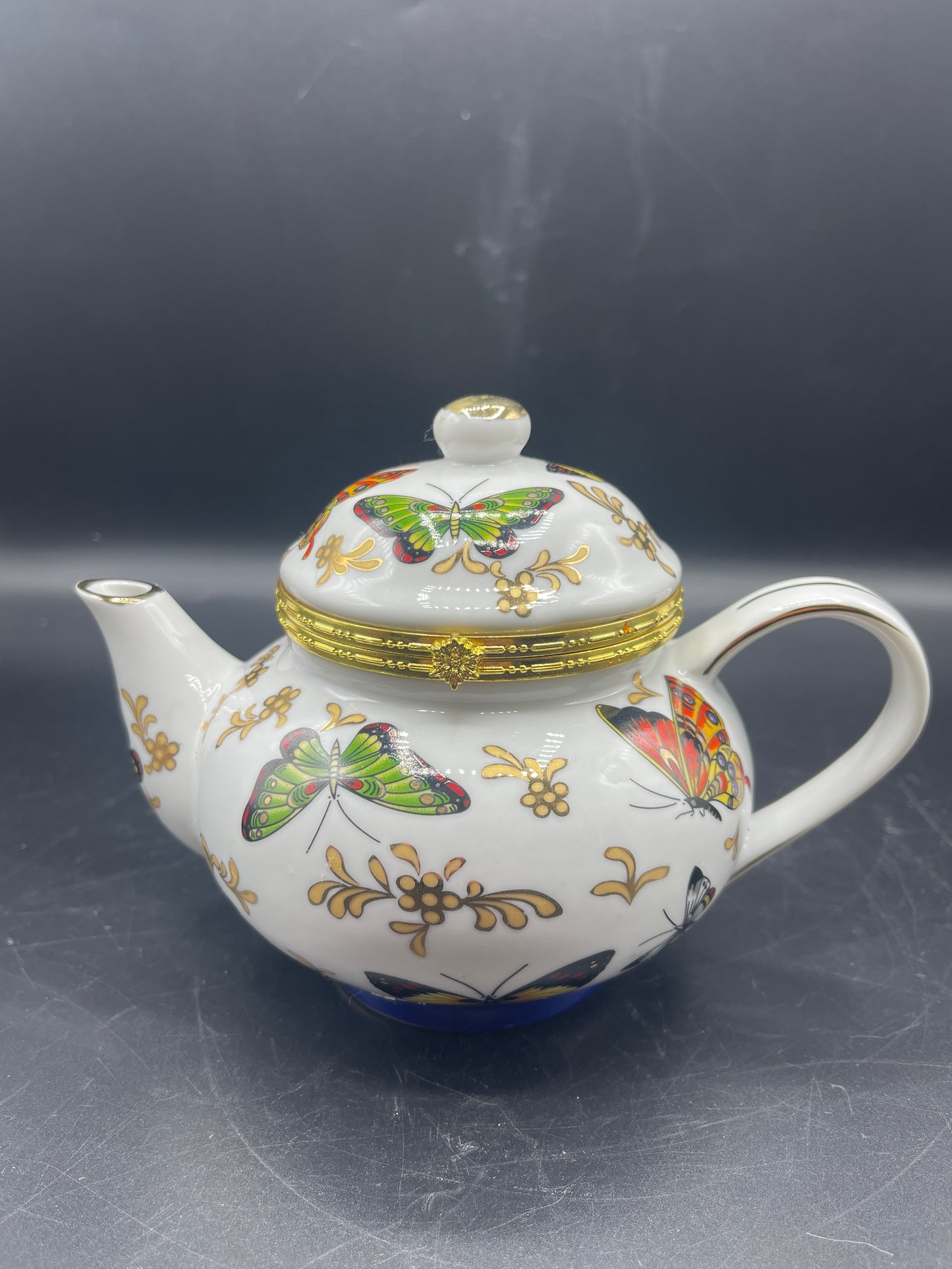 Butterfly Teapot Trinket Box