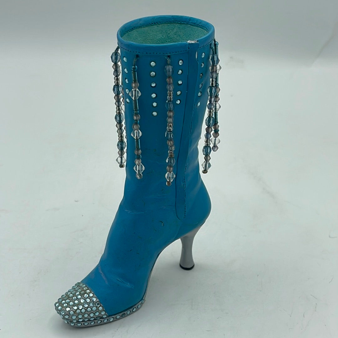 "Just the Right Shoe" Blue Cowboy Boot