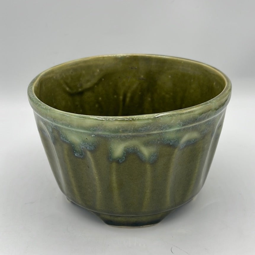 Vintage Green Drip Gaze Planter