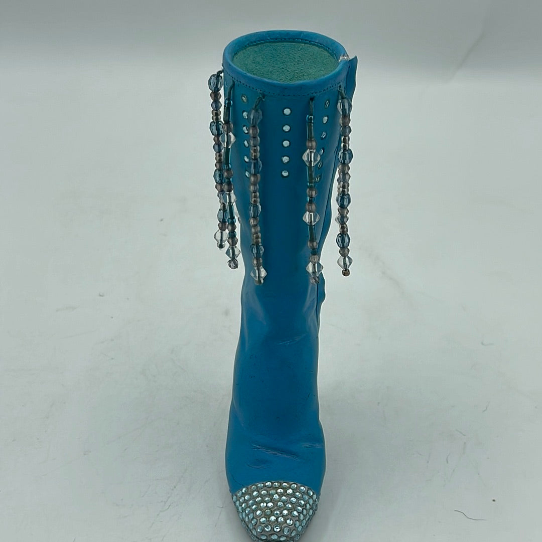 "Just the Right Shoe" Blue Cowboy Boot