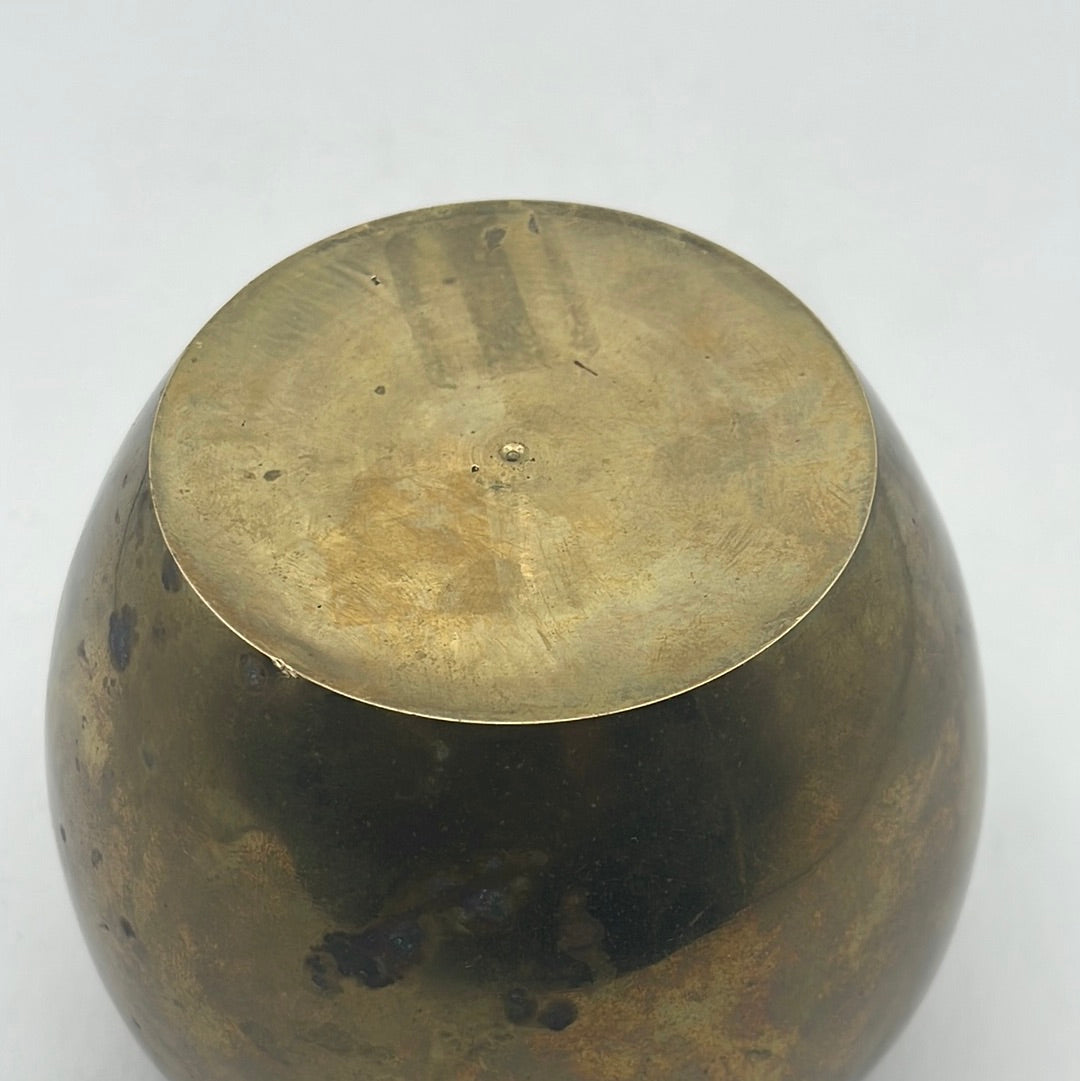 Vintage Brass Planter