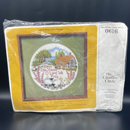 "Bless This House" Counted Cross Stitch Kit