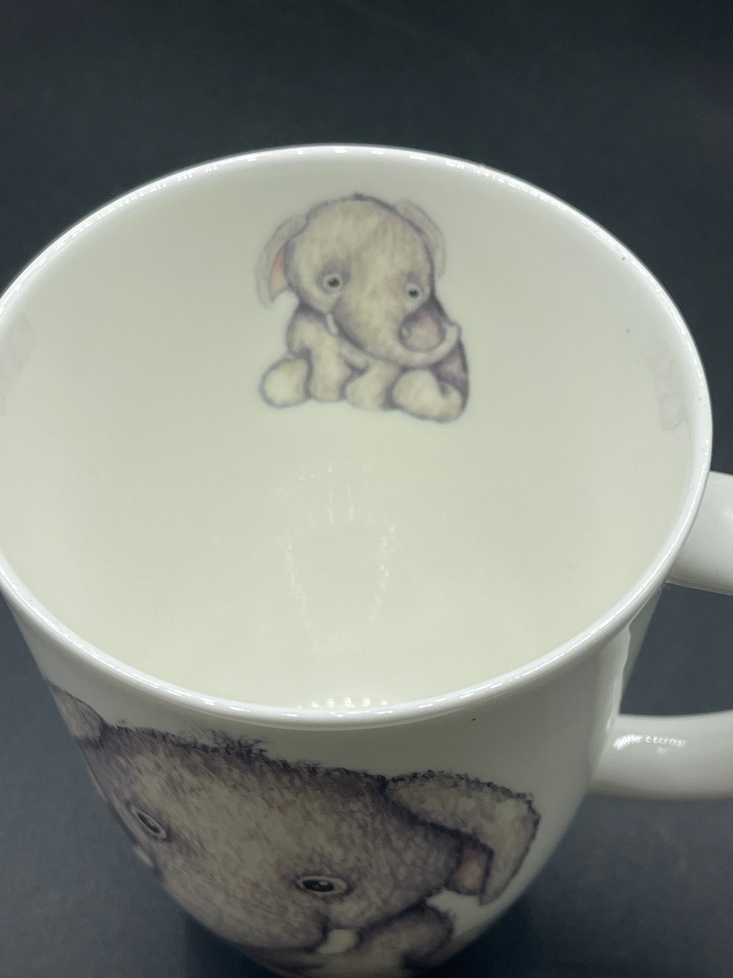 Animals Crossing by Roy Kirkham Bone China Mug with Elephants