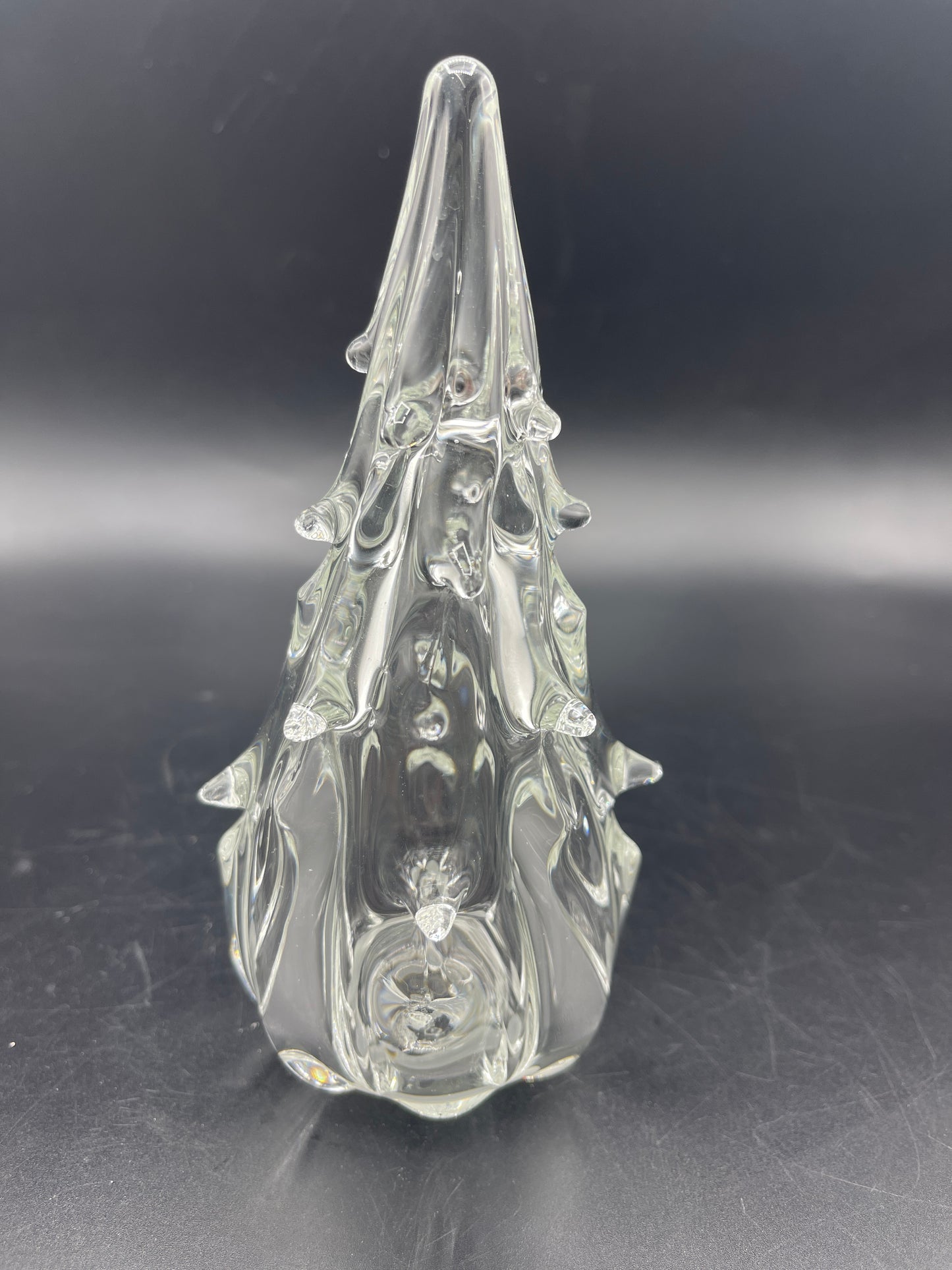 Small Anchor Bend Clear Glass Christmas Tree