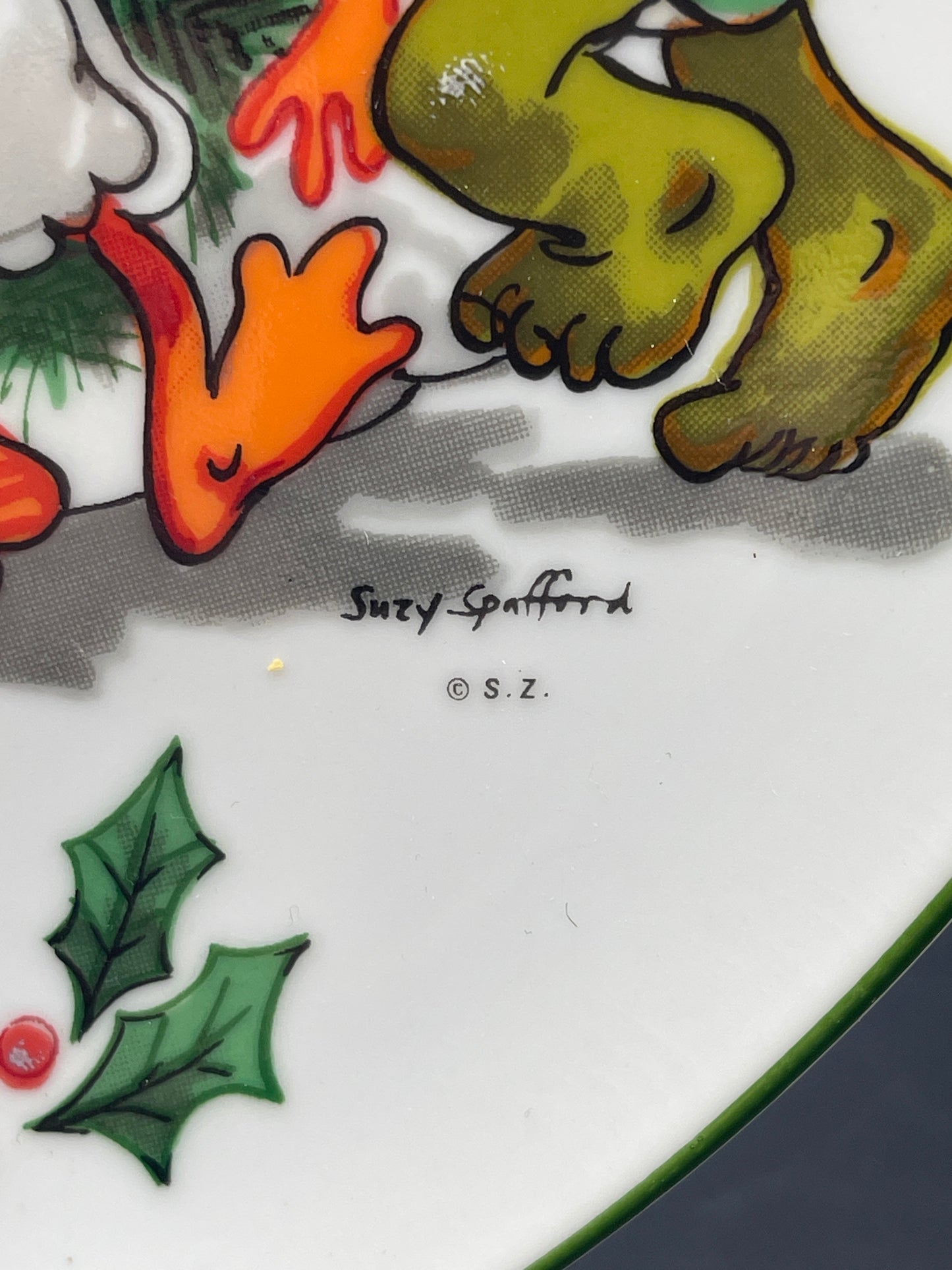 Vintage Suzy's Zoo Christmas 1978 Plate