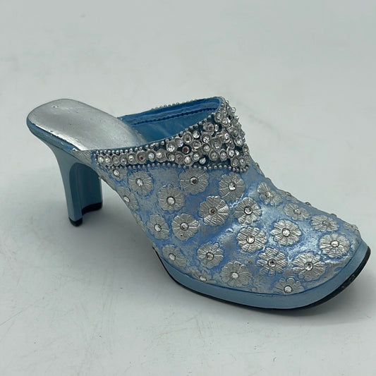 "Just the RIght Shoe" Blue Clog