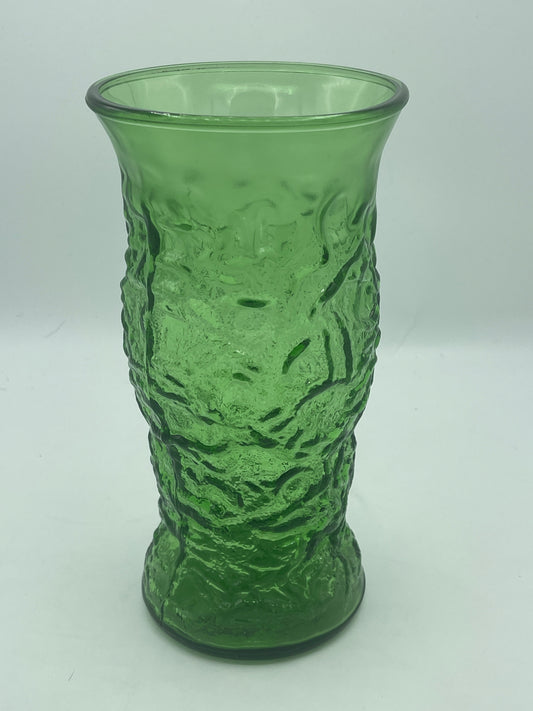 E O Brody Green Crinkle Vase - Medium