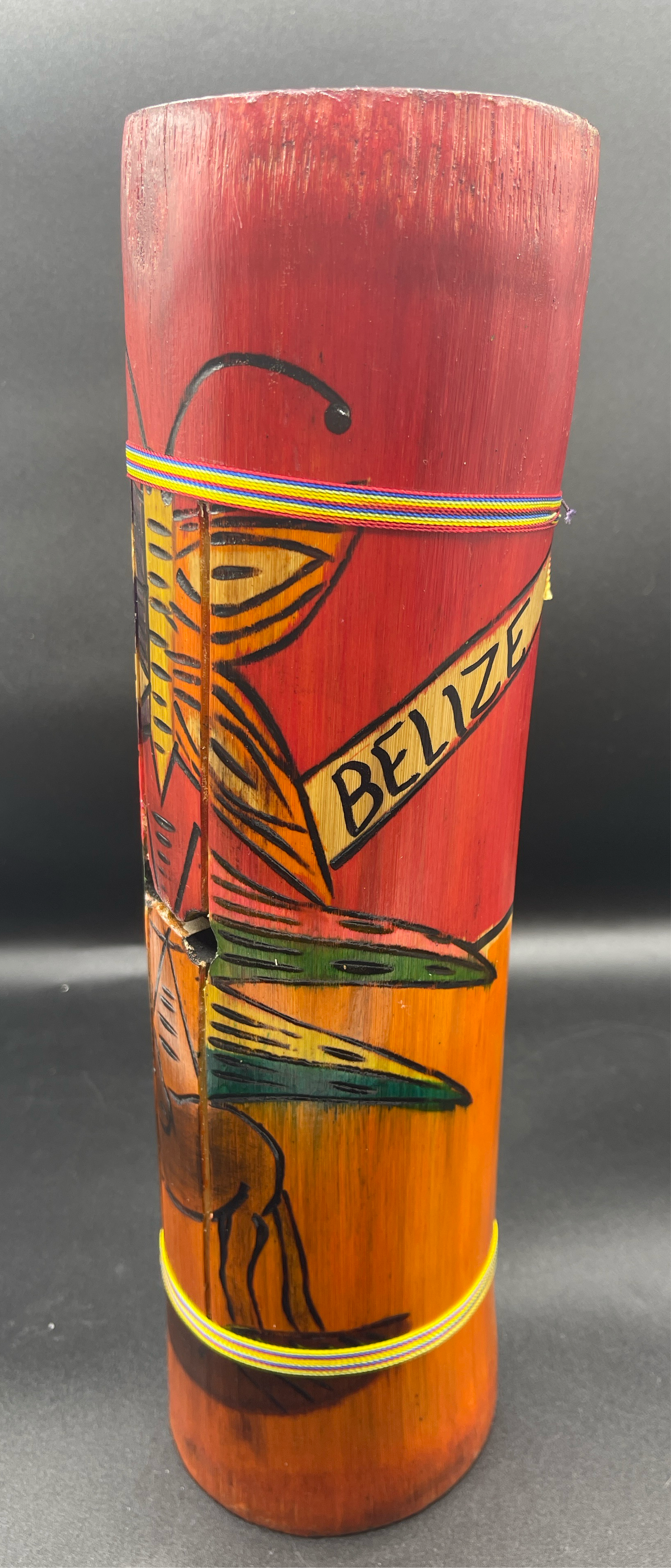 Bamboo Wooden Tongue Drum - Belize