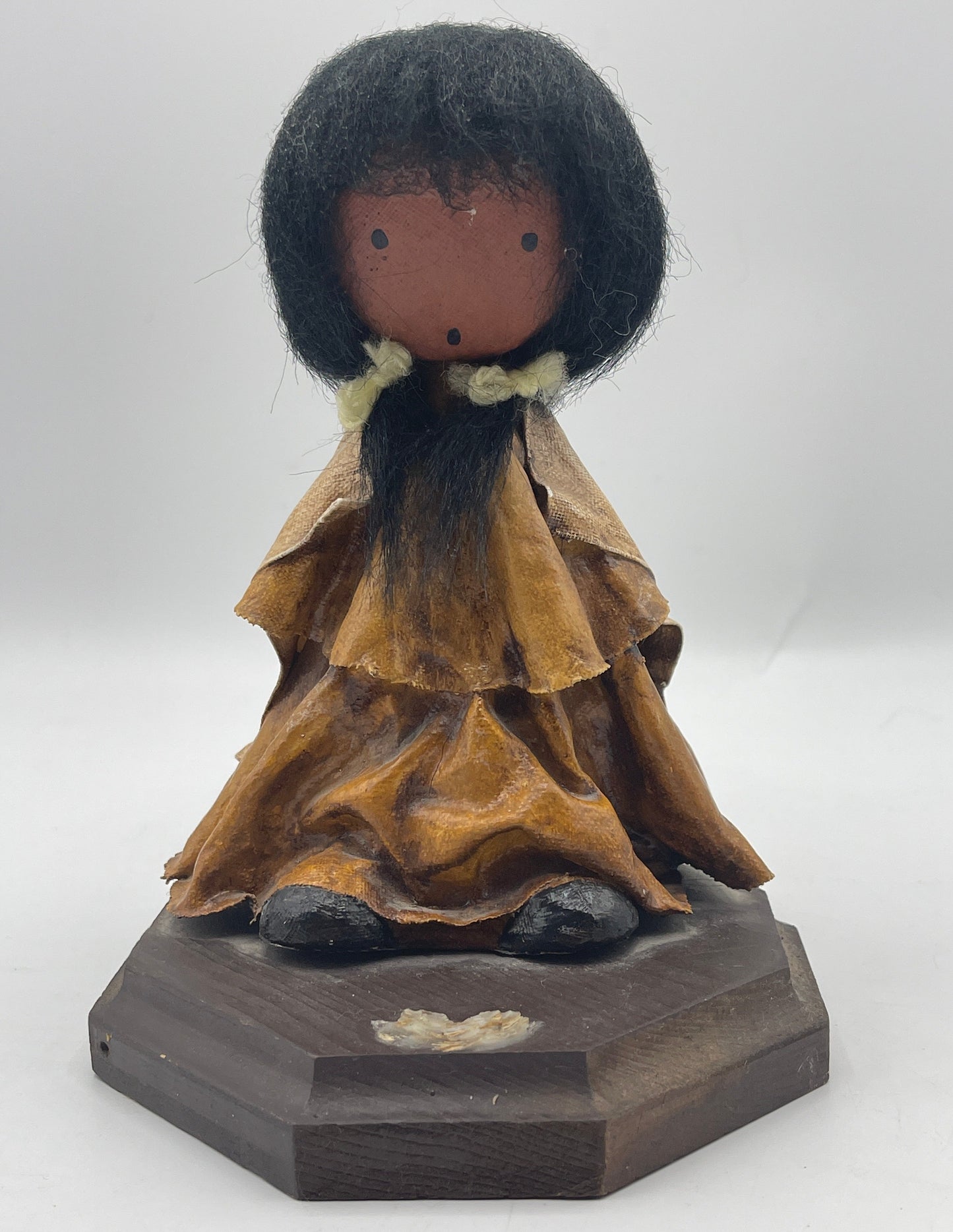 DeGrazia Style Paper Mache Girl