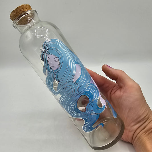 Roasting Water Decorative Glass Bottle - Mermaid