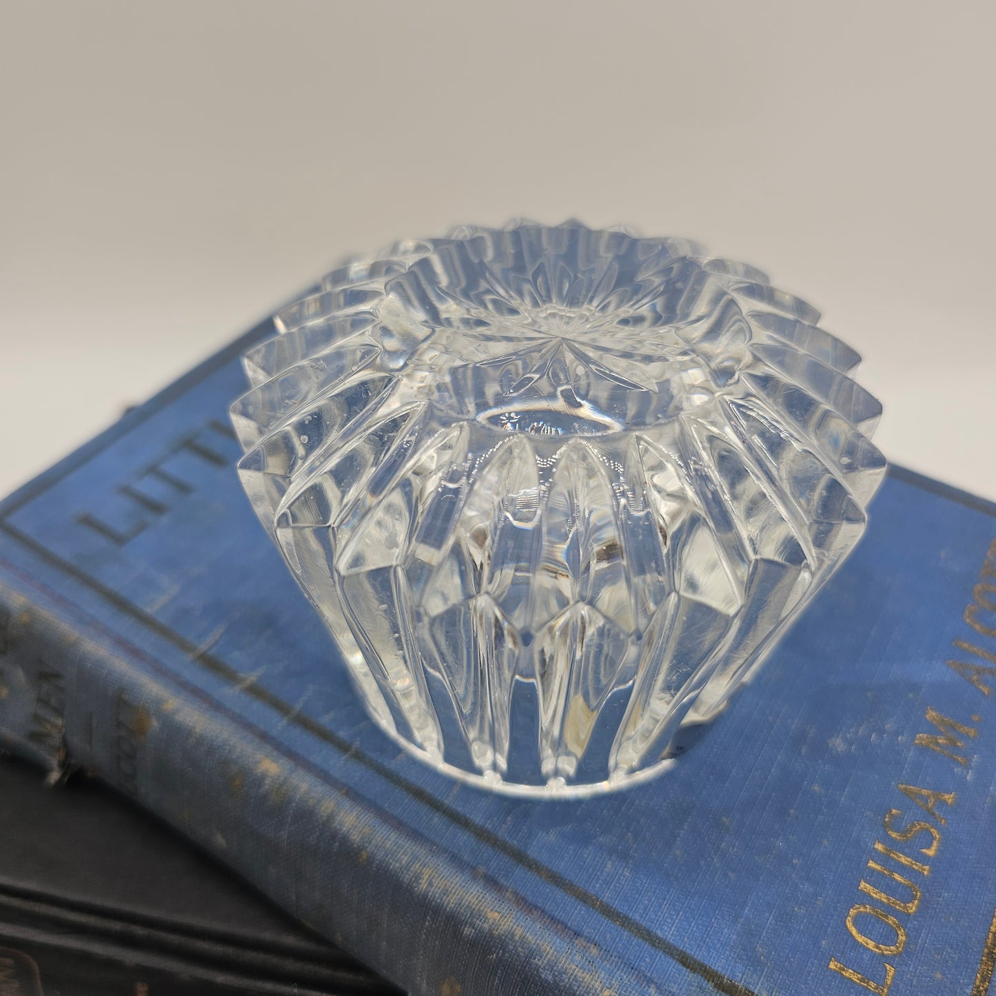 Lead Crystal Ribbed Votive Candle Holder by Gorham