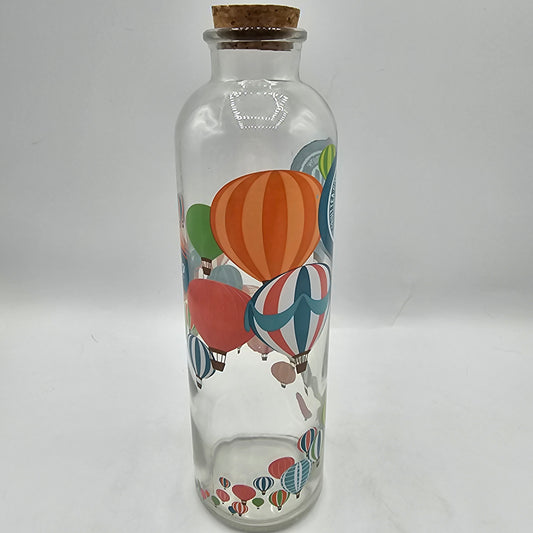 Roasting Water Decorative Glass Bottle - Balloons