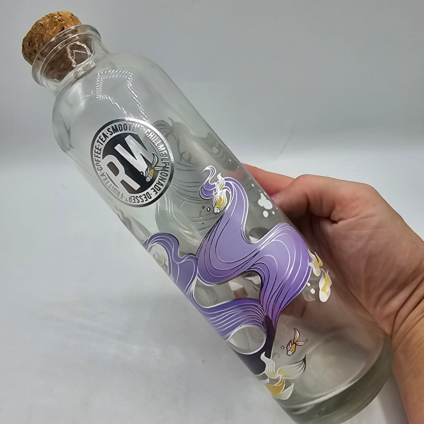 Roasting Water Decorative Glass Bottle - Mermaid